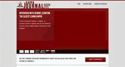 Desktop Screenshot of kappajournal.com